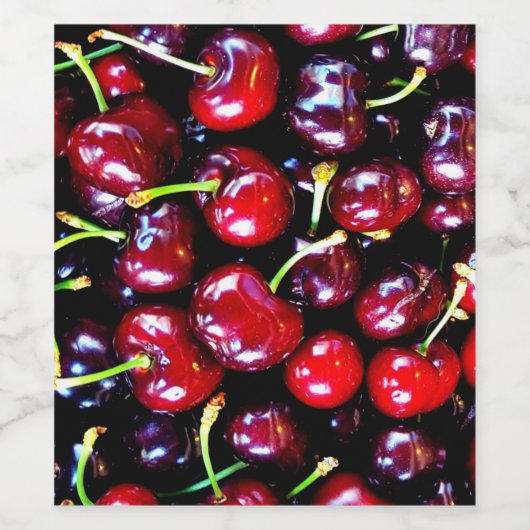 Candid Cherry Weinetikett (Einzelnes Label)