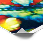 Candid Kinetic Collage Kaleidoscope Poster (Ecke)