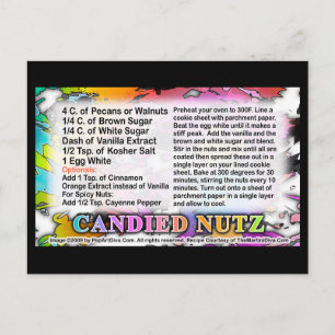 Candid Nuts Rezept Card Postkarte