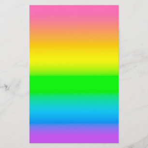 Candid Rainbow Pattern Scrapbook Sheets