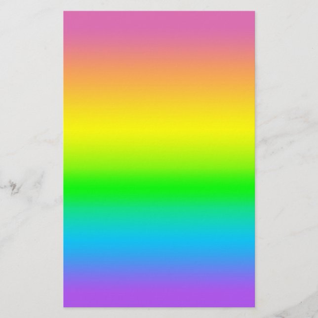 Candid Rainbow Pattern Scrapbook Sheets (Vorderseite)