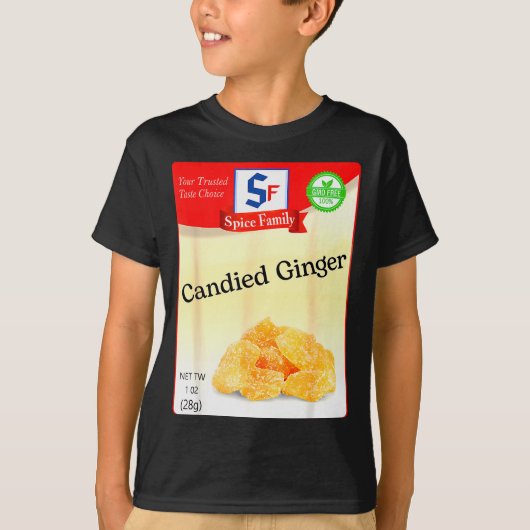 Candied Ginger Condiment Holiday Sce Group Costume T-Shirt (Vorderseite)
