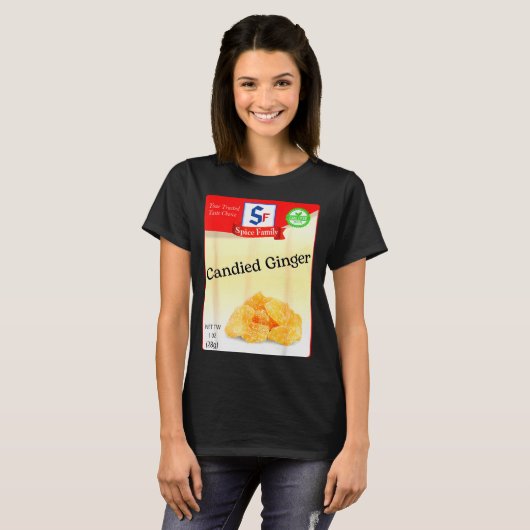 Candied Ginger Condiment Holiday Sce Group Costume T-Shirt (Vorne ganz)