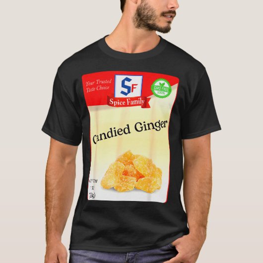Candied Ginger Condiment Holiday Sce Group Costume T-Shirt (Vorderseite)