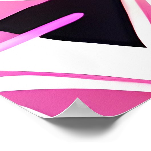 Candied Moment of a Memphis Design Poster (Ecke)