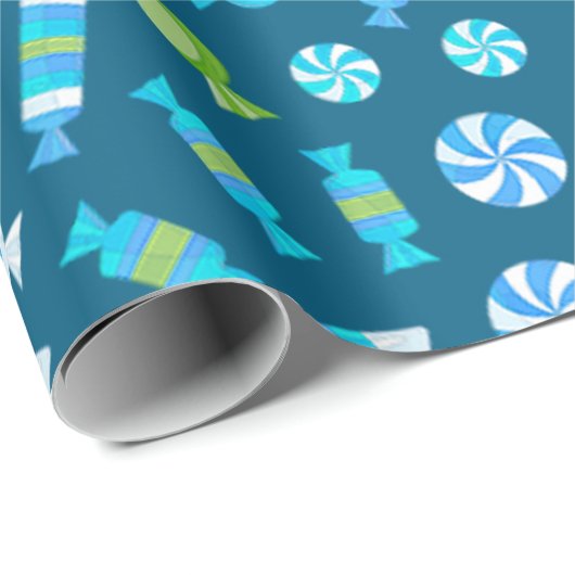Candies Design Geschenkpapier (Rolleneckpunkt)