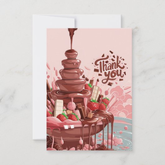 Candies Grußschokolade danke Karte (Vorderseite)
