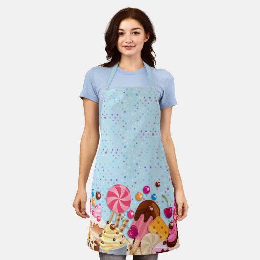 Candies Schürze (Getragen)