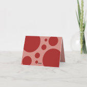 Candle and Strawberries Birthday Dankeskarte (Rückseite)