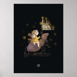 CANDLE BEETLE von Alexandra Dikaia Poster