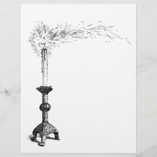 Candle Blank Book of Shadows Page