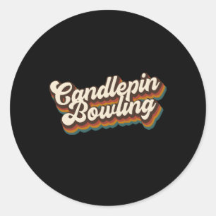 Candle Bowling Candle Bowling Runder Aufkleber