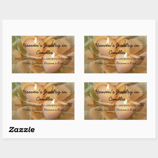 Candle Business Stickers (Blatt)