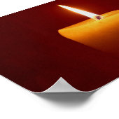 Candle Candlelight Image Poster (Ecke)