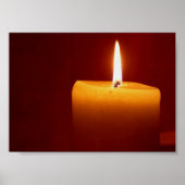 Candle Candlelight Image Poster (Vorne)