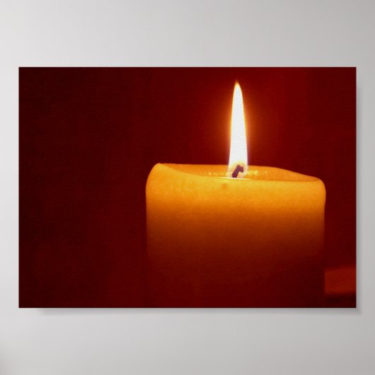 Candle Candlelight Image Poster (Vorne)