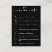 Candle Care Card Vielen Dank Karte Fügen Sie Ihren (Vorderseite)