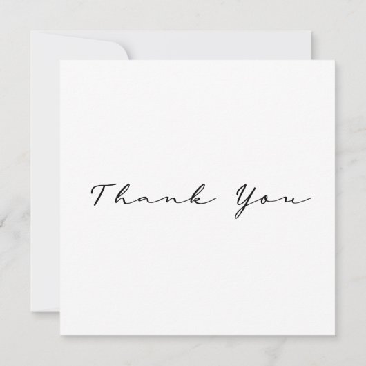 Candle Care Dankeschön Karte (Rückseite)