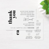 Candle Care Dankeschön Karte (Schreibtisch)