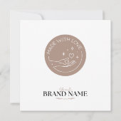 Candle Care Instructions Card (Rückseite)