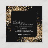 Candle Care Vielen Dank, dass die Karte Ihr Logo G (Rückseite)