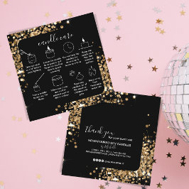 Candle Care Vielen Dank, dass die Karte Ihr Logo G