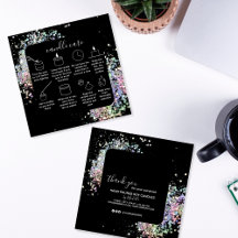 Candle Care Vielen Dank, dass die Karte Ihren Logo