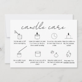 Candle Care Vielen Dank Ihr Kartenlogo Einfach mod Dankeskarte