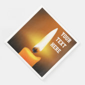 Candle Flame Paper Napkins Serviette (Ecke)