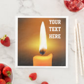 Candle Flame Paper Napkins Serviette (Beispiel)