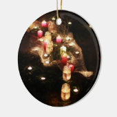 Candle Glow Keramik Ornament - Anpassbar (Links)