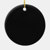 Candle Glow Keramik Ornament - Anpassbar (Hinten)