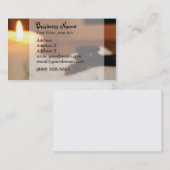 Candle, Hot Rocks Visitenkarte (Vorne/Hinten)