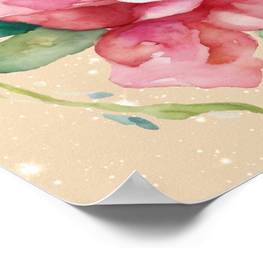 Candle Inspirational Verse Poster (Ecke)