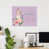 Candle Inspirational Verse Poster (Heimbüro)