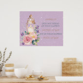Candle Inspirational Verse Poster (Küche)