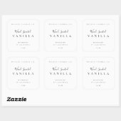Candle Jar Label Minimal Branding Sticker (Blatt)