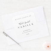 Candle Jar Label Minimal Branding Sticker (Umschlag)