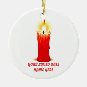 CANDLE, KERAMIK ORNAMENT