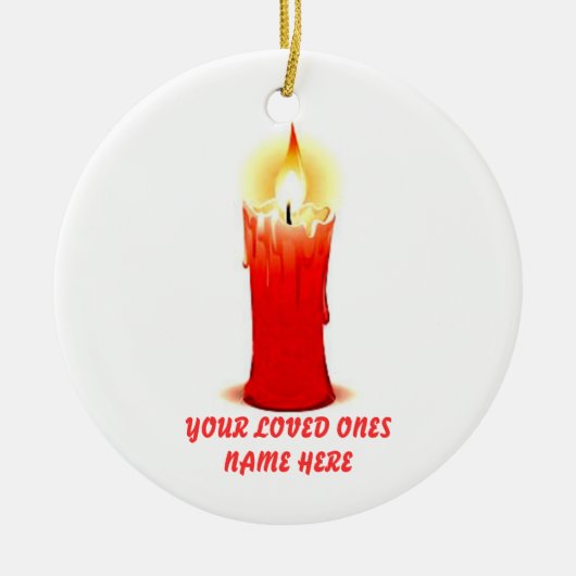 CANDLE, KERAMIK ORNAMENT (Vorne)