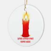 CANDLE, KERAMIK ORNAMENT (Links)