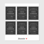 Candle Label Vinyl Design (Blatt)
