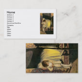 Candle Light Business Card Visitenkarte (Vorne/Hinten)