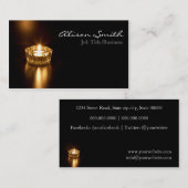 Candle/light business Cars Visitenkarte (Vorne/Hinten)