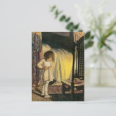 Candle Light Postcard Postkarte (Stehend Vorderseite)