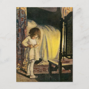 Candle Light Postcard Postkarte