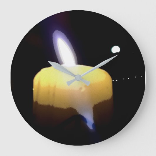 Candle Light Wall Uhr (Vorderseite)