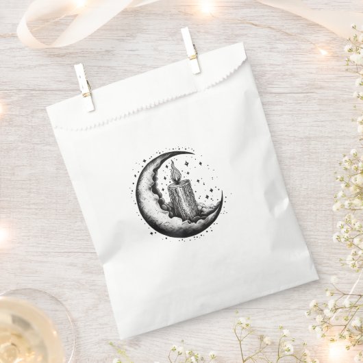 Candle Lit Moon  Geschenktütchen (Ausgeschnitten)