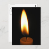 Candle lite postkarte (Vorne/Hinten)
