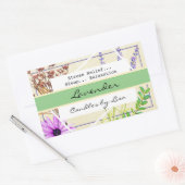 Candle Maaking Labels Rechteckiger Aufkleber (Umschlag)